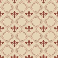 Seamless Pattern Vintage Wallpaper N186
