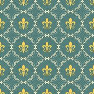 Seamless Pattern Vintage Wallpaper N196