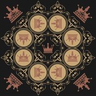 Seamless Pattern Vintage Wallpaper N197