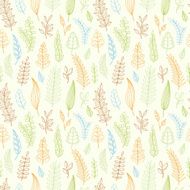 Seamless pattern with leaves N42