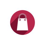 Shopping bag vector icon isolated N2