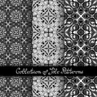 Set of 3 Seamless Vintage Patterns (Vector) N25