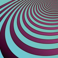 Spiral perspective vector colorful - Optical art