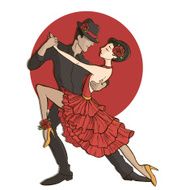 Tango dancers N2