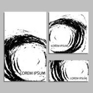 Set of hand drawn cards N3