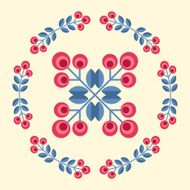 Scandinavian flowers N8