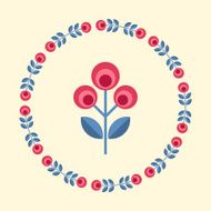 Scandinavian flowers N9