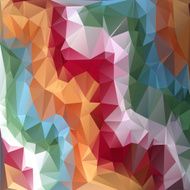 Abstract colorful low poly background N5