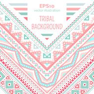 Tribal ethnic corner pattern Vector illustration N3