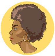 Portrait of beautiful black woman N13