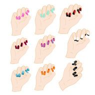 Nail art and manicure