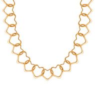 Chunky chain golden metallic necklace or bracelet N7