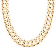 Chunky chain golden metallic necklace or bracelet N8