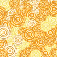 abstract yellow circle pattern background