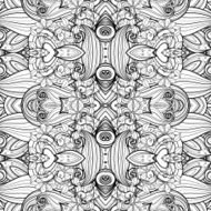 Seamless Abstract Tribal Pattern (Vector) N26