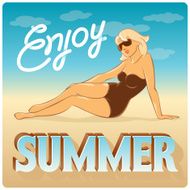 Enjoy summer poster