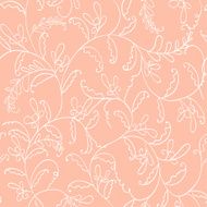 seamless line floral pattern N8