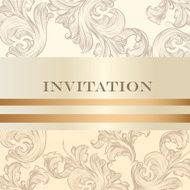 Wedding invitation card for design