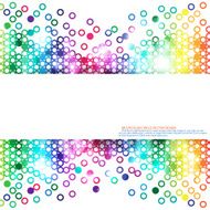 Multicolored circle vector design N2