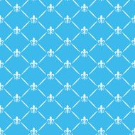 Seamless pattern Vector Blue N12