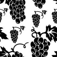 Hand Drawn Grape Seamless Pattern