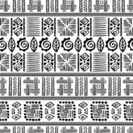 Abstract Seamless Pattern in Ethnic Style N9