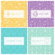 Vector beauty labels
