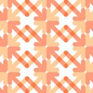 Orange arrows pattern