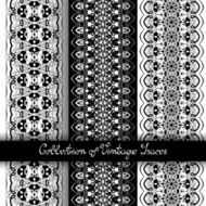 Set of 3 Seamless Vintage Patterns (Vector) N26