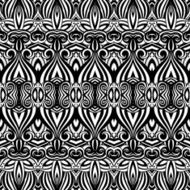 Seamless Abstract Tribal Pattern (Vector) N27