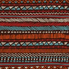 Boho seamless pattern tribal vintage background