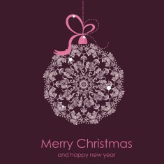 Vector Christmas tree decorations