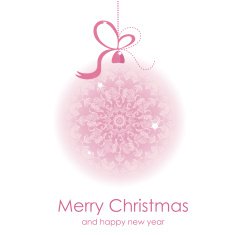Vector Christmas tree decorations N2