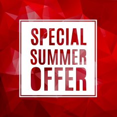 summer sale polygonal background N4