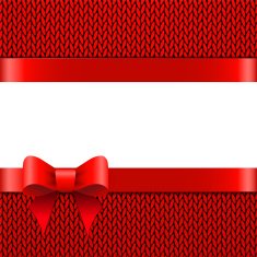 Knitted background with space for text Christmas card N2
