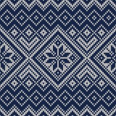 Knitted Sweater Design Seamless Pattern N12