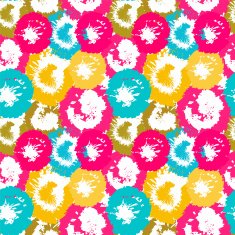 Abstract seamless pattern flowers