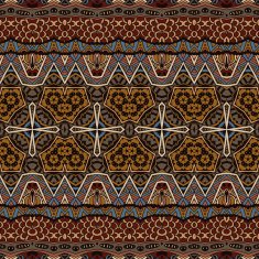 Vector Ethnic Abstract Seamless Festive pattern background ornament