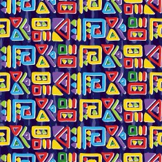 Geometric seamless colorful pattern N2