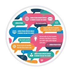Speech bubbles - creative vector illustration
