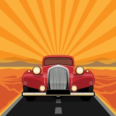 Vintage retro car N3