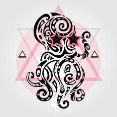 Octopus Tribal pattern N2