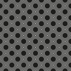 Seamless vector circle link pattern