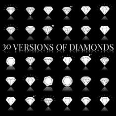 Diamond Icons Set N2