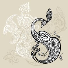 Peacock Decorative Vector illustration N3