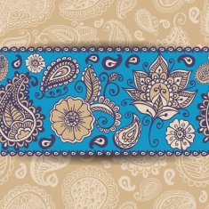 Paisley Seamless border