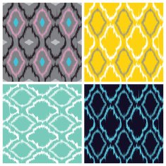 Ikat Seamless Pattern Collection
