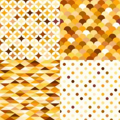 seamless gold geometric pattern