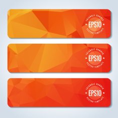 Abstract vector header banners N91