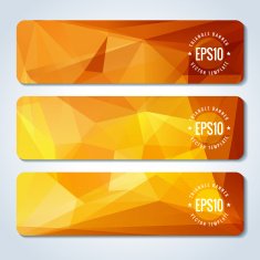 Abstract vector header banners N92